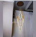 Mina Crystal Entryway Light Fixtures High Ceiling - DWHOME