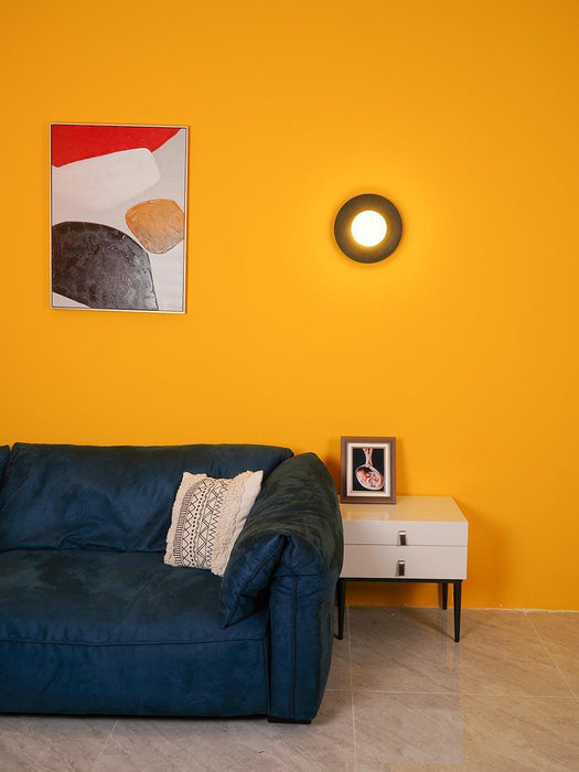 Round Glass Art Wall Lamp - DWHOME