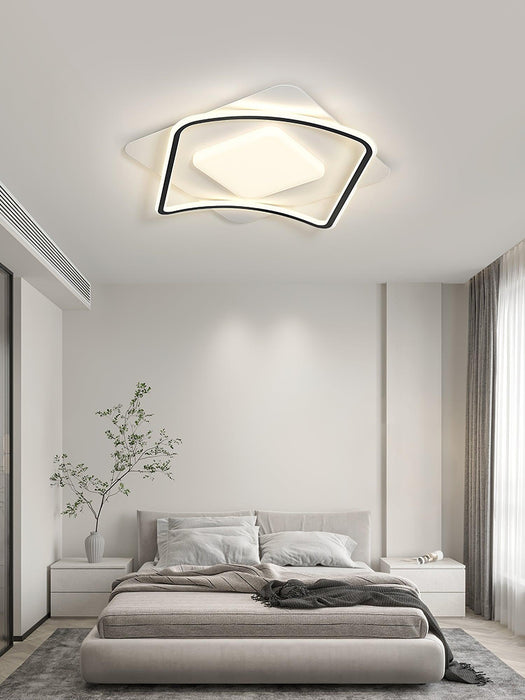 Minimalist Geometry LED Ceiling Light-DWHOME
