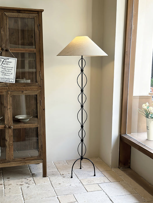 Minimalist Iron Twist Floor Lamp - Vakkerlight