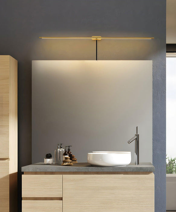 Minimalist Linear Plug-in Wall Lamp-DWHOME