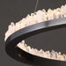 Minimalistic Crystal Quartz LED Chandelier-DWHOME
