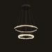 Minimalistic Crystal Quartz LED Chandelier-DWHOME