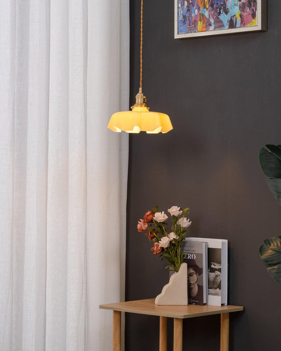French Flower Pendant Swag Light-DWHOME
