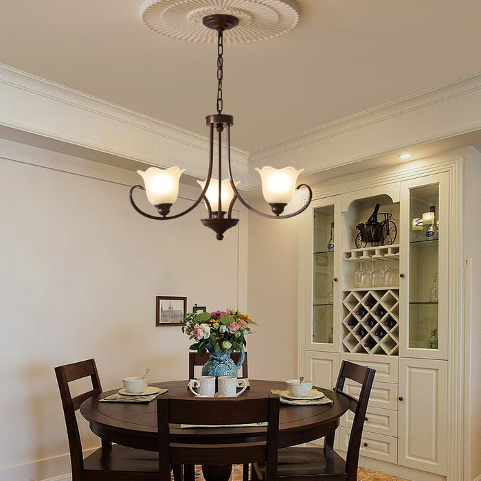 Mireille Floral Chandelier-DWHOME