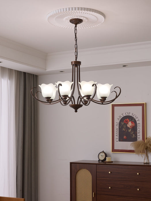 Mireille Floral Chandelier-DWHOME