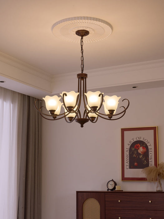 Mireille Floral Chandelier-DWHOME