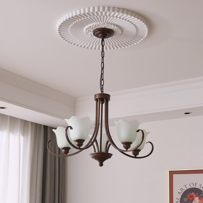 Mireille Floral Chandelier-DWHOME