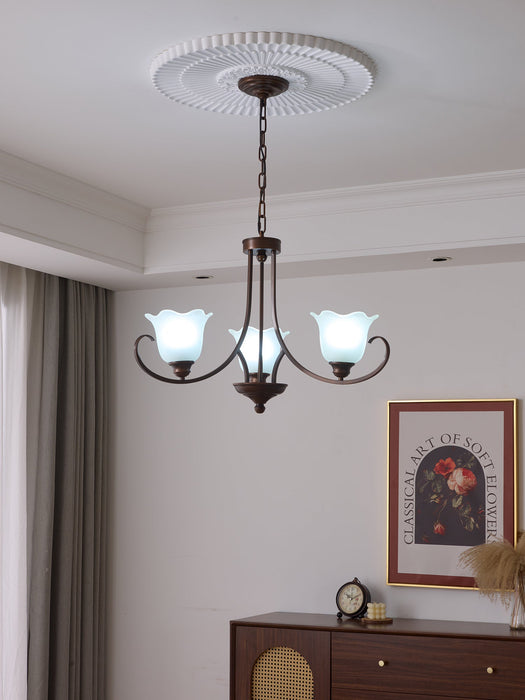 Mireille Floral Chandelier-DWHOME
