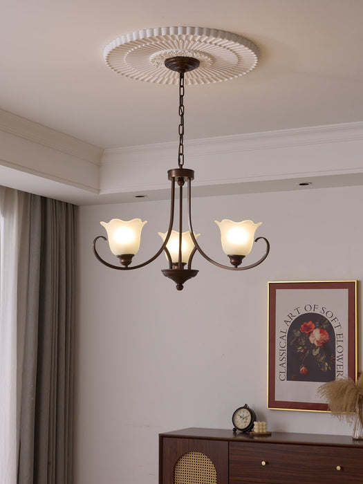 Mireille Floral Chandelier-DWHOME