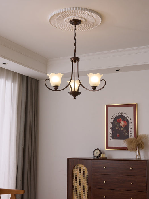 Mireille Floral Chandelier-DWHOME