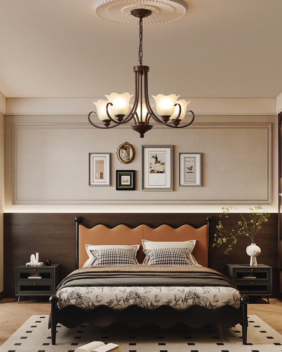 Mireille Floral Chandelier-DWHOME