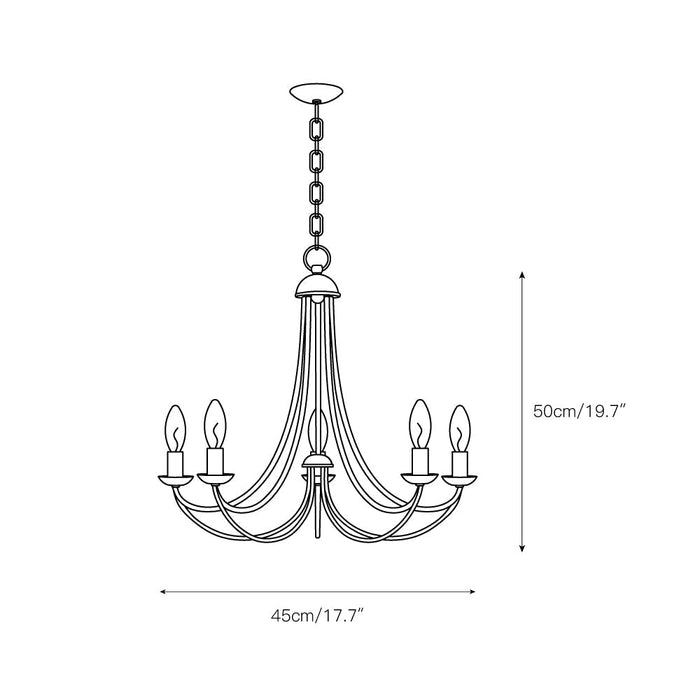 Mirren Chandelier-DWHOME