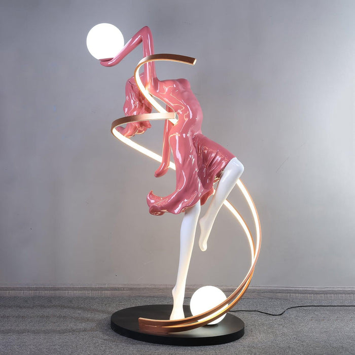 Misha Goddess Statue Floor Lamp - DWHOME