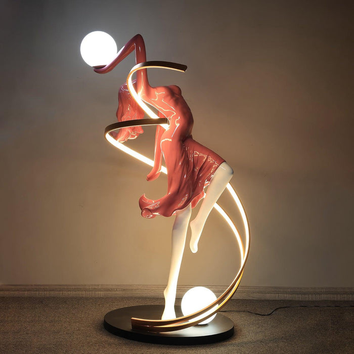 Misha Goddess Statue Floor Lamp - DWHOME