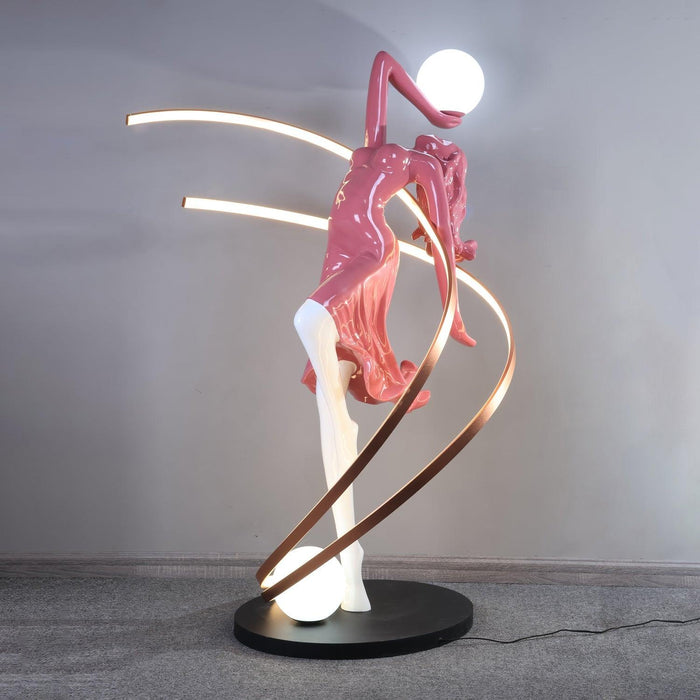 Misha Goddess Statue Floor Lamp - DWHOME