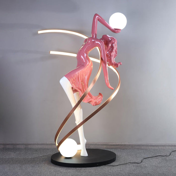 Misha Goddess Statue Floor Lamp - DWHOME