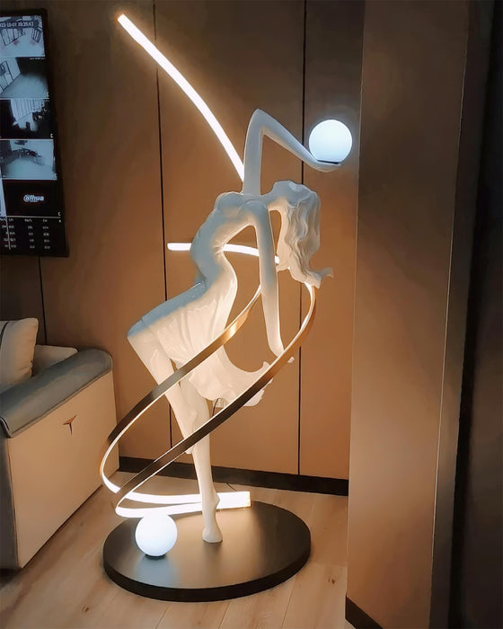 Misha Goddess Statue Floor Lamp - DWHOME