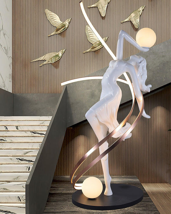 Misha Goddess Statue Floor Lamp - DWHOME