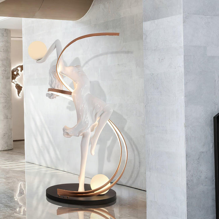 Misha Goddess Statue Floor Lamp - DWHOME