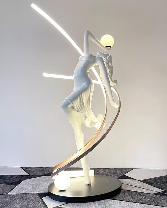 Misha Goddess Statue Floor Lamp - DWHOME