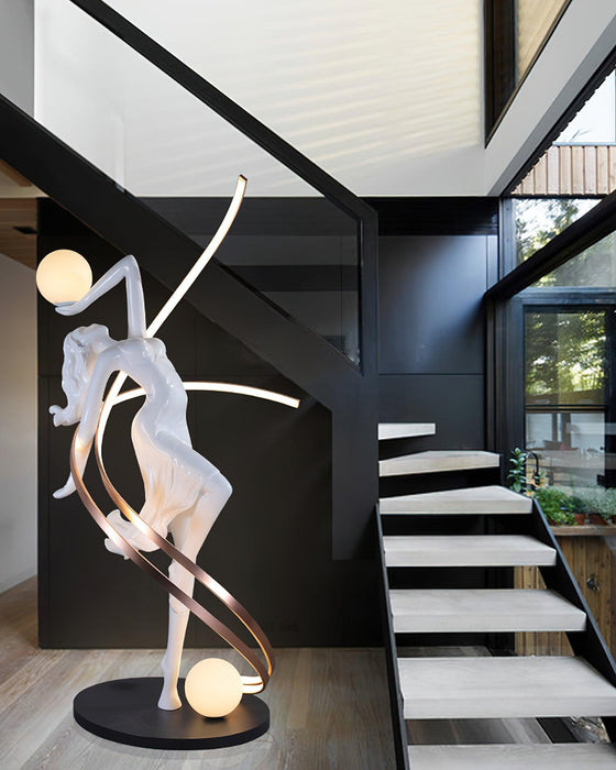 Misha Goddess Statue Floor Lamp - DWHOME