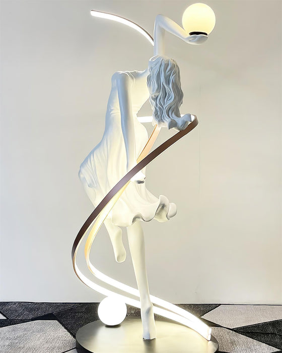 Misha Goddess Statue Floor Lamp - DWHOME