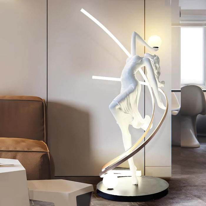 Misha Goddess Statue Floor Lamp - DWHOME
