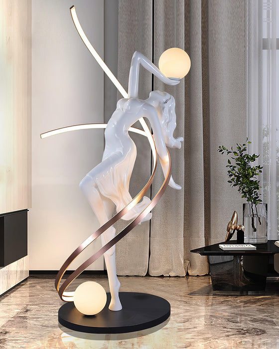 Misha Goddess Statue Floor Lamp - DWHOME