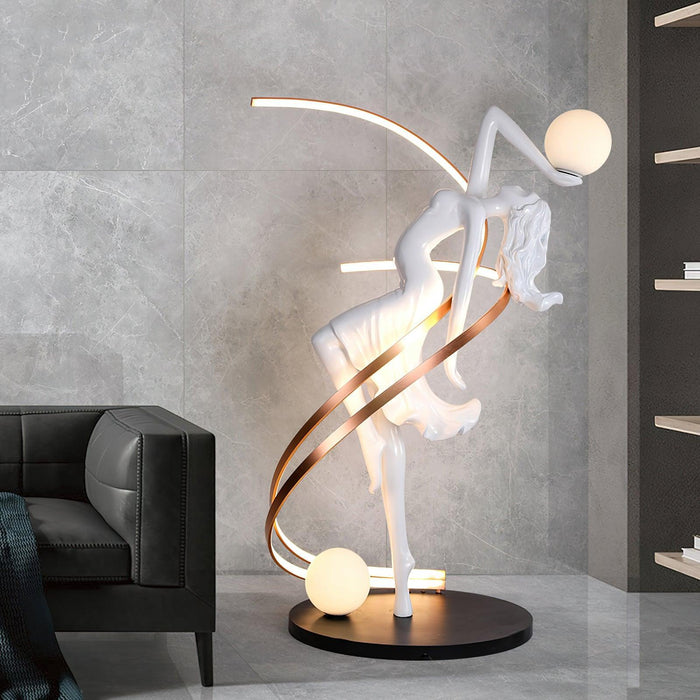Misha Goddess Statue Floor Lamp - DWHOME