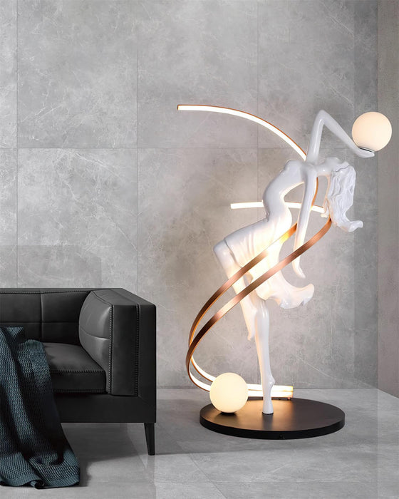 Misha Goddess Statue Floor Lamp - DWHOME
