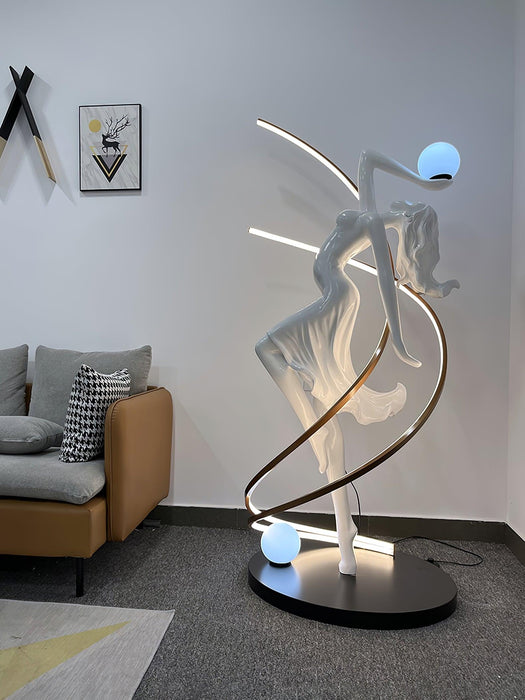 Misha Goddess Statue Floor Lamp - DWHOME