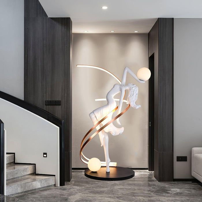 Misha Goddess Statue Floor Lamp - DWHOME