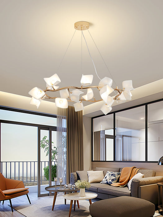 Mistral Flora Chandelier-DWHOME