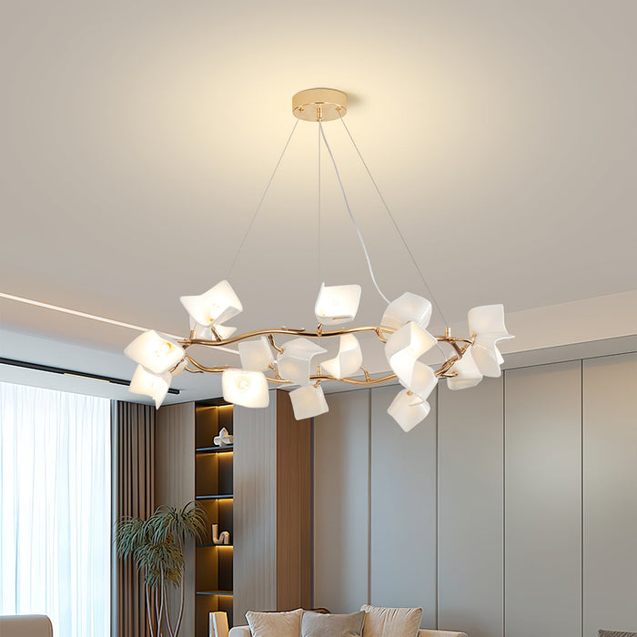 Mistral Flora Chandelier-DWHOME