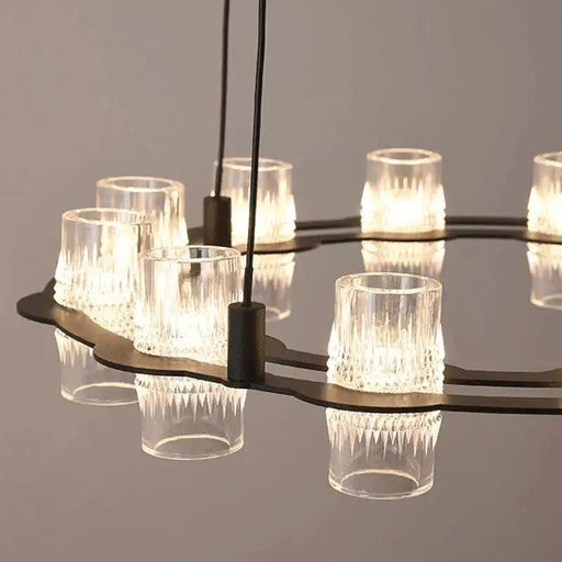 Misty 2-Layer Ring Modern Retro Chandelier-DWHOME