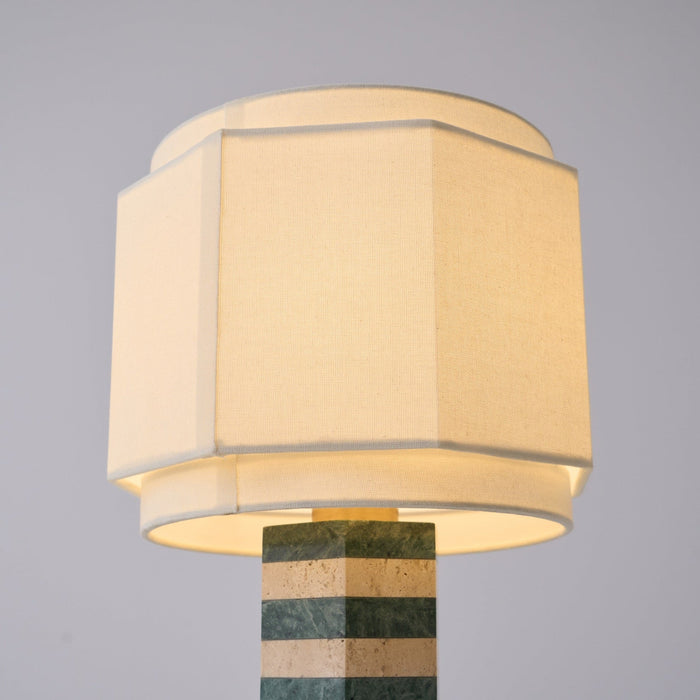 Modari Striped Stone Table Lamp - Vakkerlight