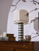 Modari Striped Stone Table Lamp - Vakkerlight
