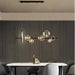 Modern Black Glass Chandelier - DWHOME