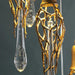 Modern Crystal Glass Drops Chandelier for Staircase - DWHOME