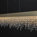 Modern Crystal Rectangular Dining Table Chandelier - DWHOME
