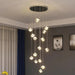 Modern Crystal Square Chandelier for Staircase - DWHOME
