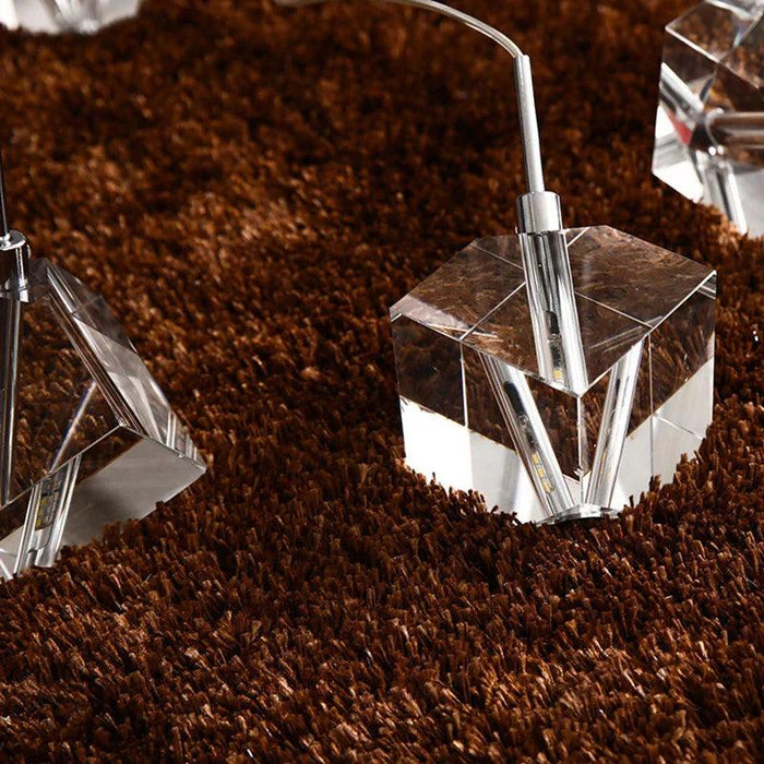 Modern Crystal Square Chandelier for Staircase - DWHOME