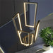 Modern Large Vertical Rectangle Chandelier For Staircase - DWHOME