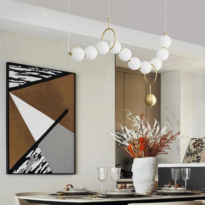 Modern Minimalist Bubble Glass Orb Chandelier - DWHOME