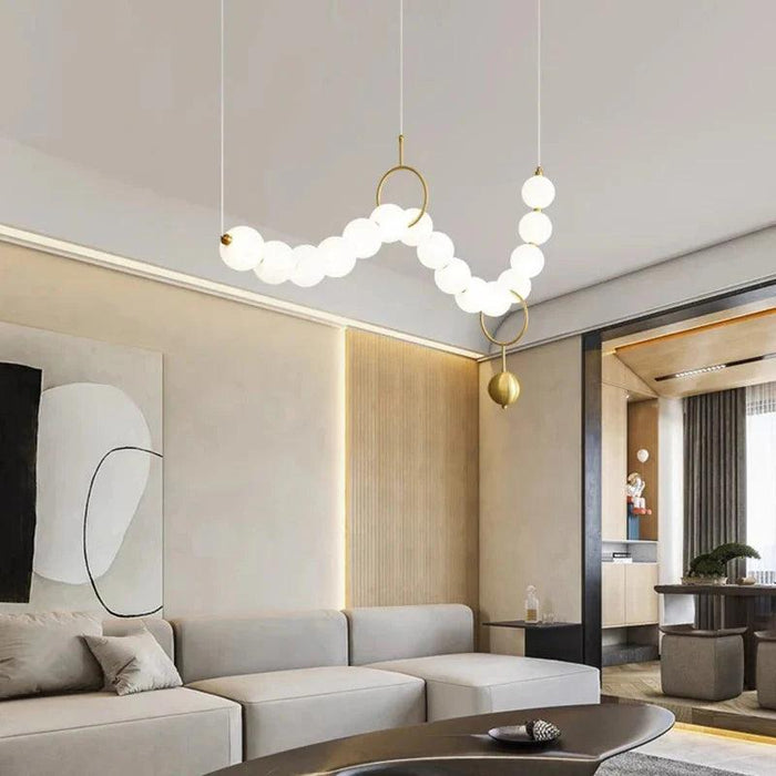 Modern Minimalist Bubble Glass Orb Chandelier - DWHOME