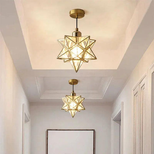 Modern Moravian Star Chandelier-DWHOME