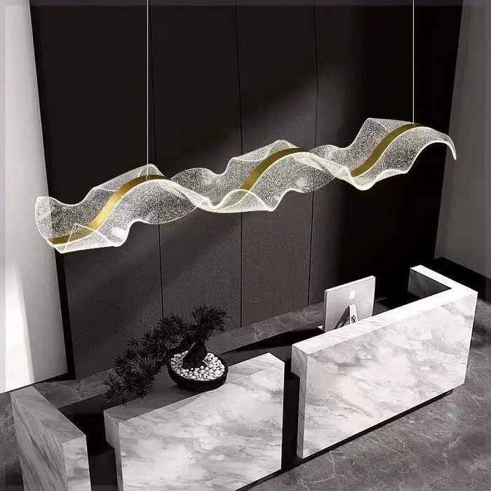 Modern Ocean Wave Pendant Chandelier for Kitchen - DWHOME
