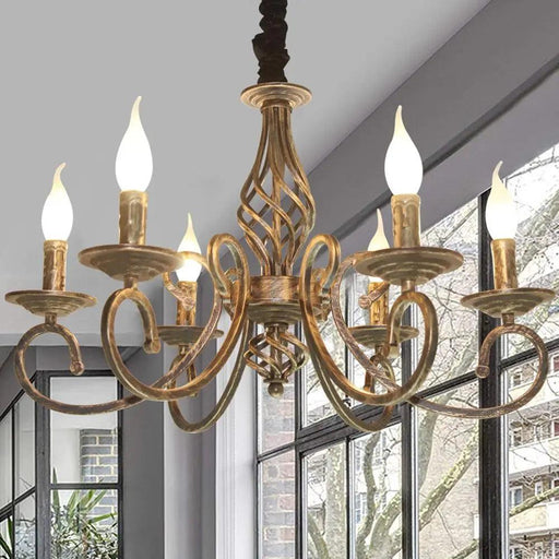 Modern Bronze Rustic Chandeliers 6/8 Heads-DWHOME