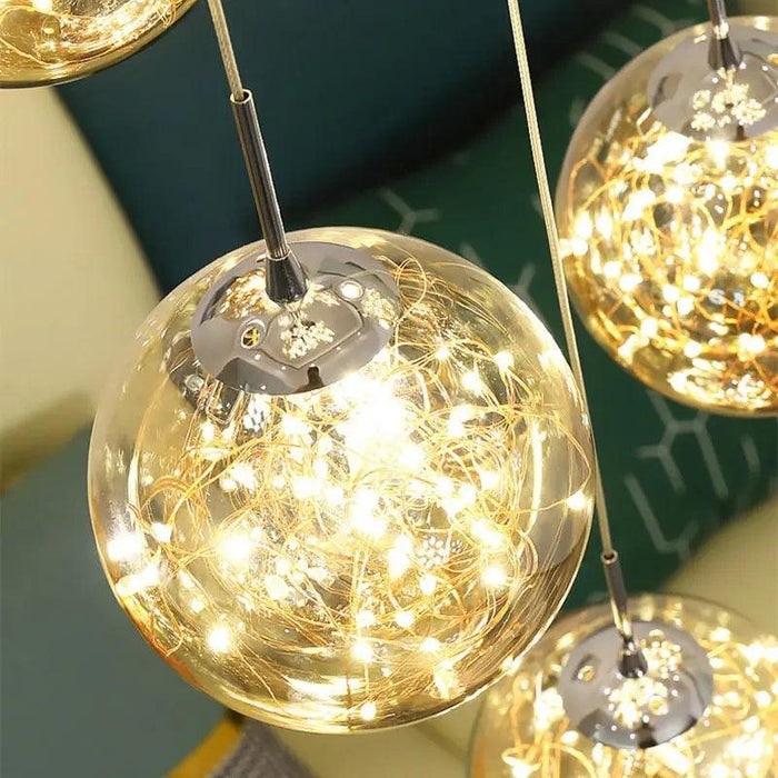Modern Spiral Chandelier for Staircase - DWHOME